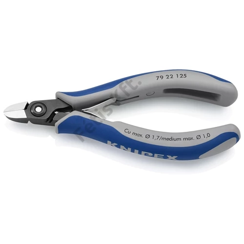 Knipex Precíziós-elektronikai oldalcsípőfogó barnított 125 mm