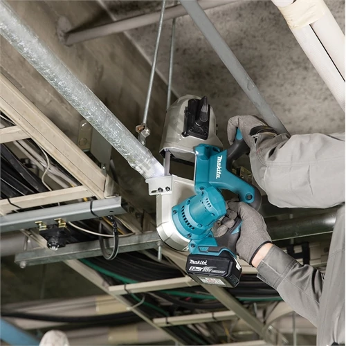 Makita DPB182Z 18V LXT Li-ion szalagfűrész v: 64mm alapgép (akku és töltő nélkül)