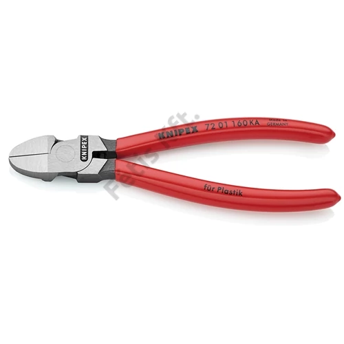 Knipex oldalcsípő fogó műanyaghoz kerek fej mártott nyél 160 mm