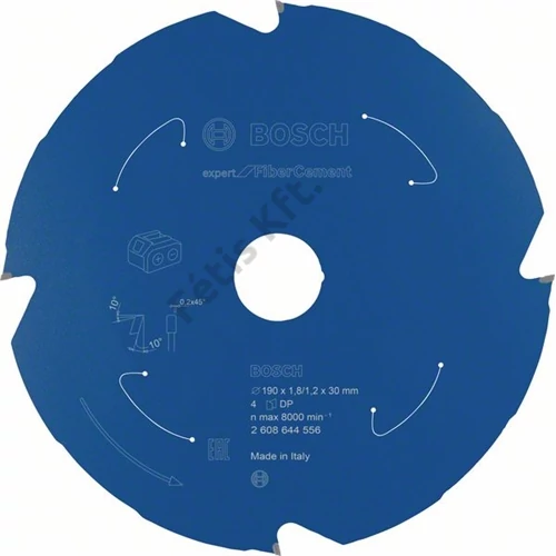 Bosch körfűrészlap 190x20/4 Expert for Fiber Cement