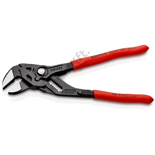 Knipex fogókulcs műanyag markolattal feketére foszfátozott 180 mm