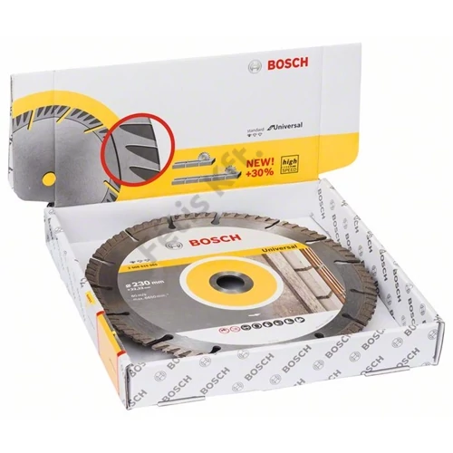 Bosch vágókorong, gyémánt 230x2.6x22.23 mm univerzális 10 db