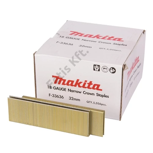 Makita tűzőkapocs 6.3x32mm 18GA At638 5000db