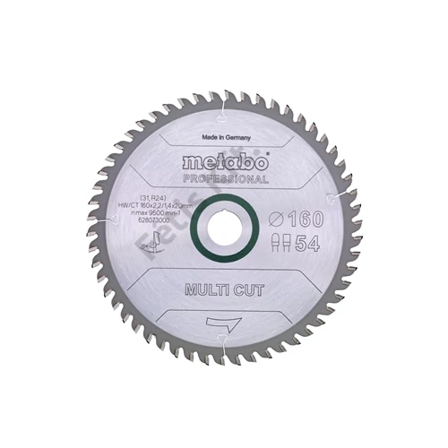 Metabo körfűrészlap 190X30 HW/CT