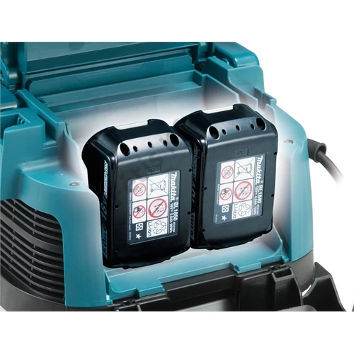 Makita DVC150LZ 2x18V LXT Li-ion 9.0 kPa és 24kPa száraz-nedves porszívó 15L alapgép (akku és töltő nélkül)