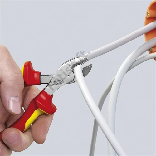 Knipex X-Cut Kompakt oldalcsípő fogó nagy áttételű krómozott 160 mm