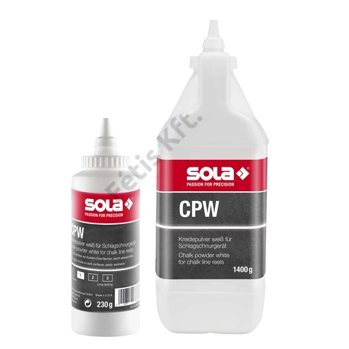 Sola CPW 1400 Kréta por fehér, 1400 g flakonban