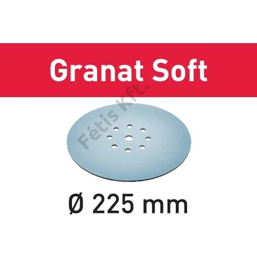 Festool Csiszolópapír STF D225 P150 GR S/25 Granat Soft (25 db/doboz)