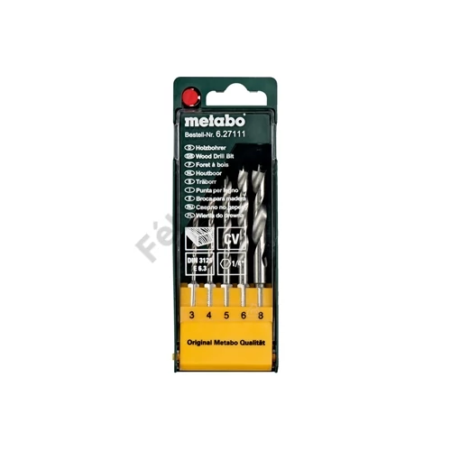 Metabo fafúró készlet 5 részes, E 6.3