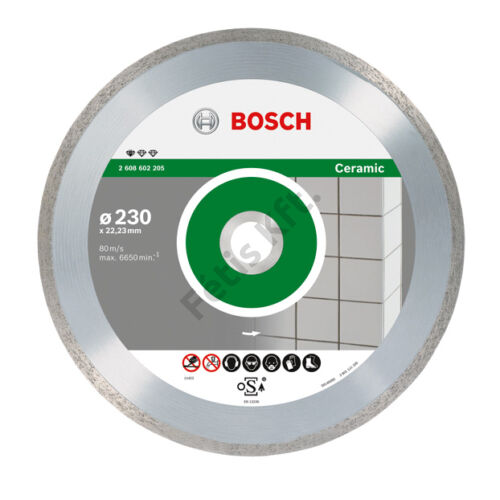 Bosch vágókorong, gyémánt 230x1.6x22.23 mm csempe