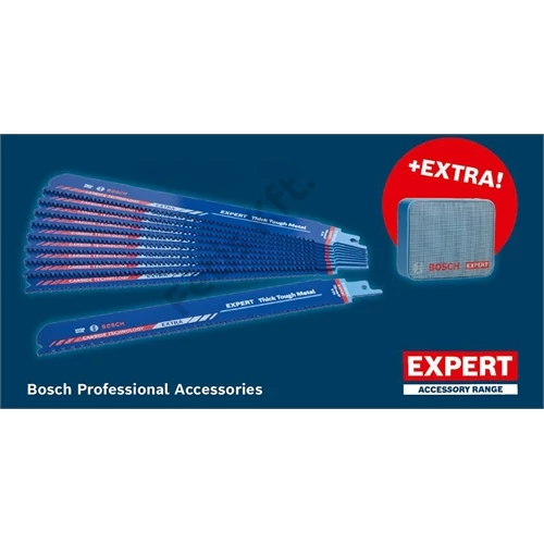 AJÁNDÉK JBL hangszóró+Bosch Expert S1155CHC Thick Tough Metal szablyafűrészlap (10 db)