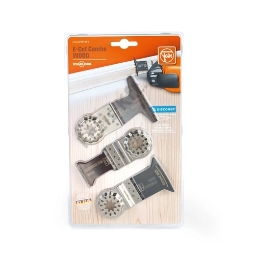 Fein E-Cut Starlock fűrészlap készlet 3 részes fa