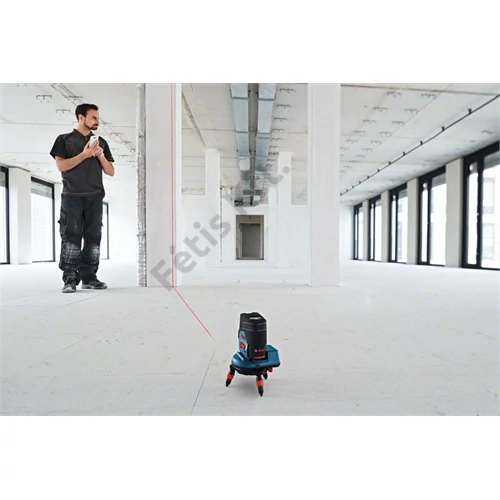 BOSCH GCL 2-50 C vonallézer, piros, állvánnyal (0601066G02)