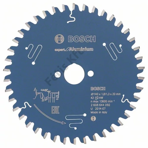 Bosch körfűrészlap 140x20/42 Expert for Aluminium