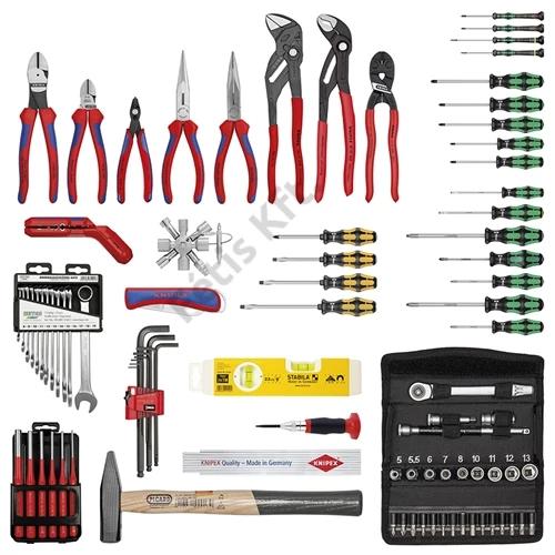 Knipex BIG Basic Move szerszámkoffer 79 karbantartó szerszámmal (Mechanik)