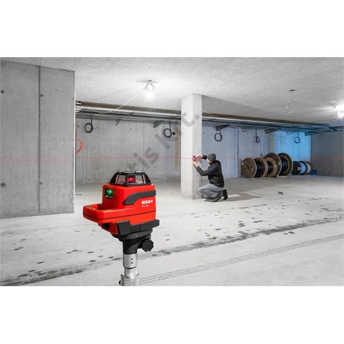 Sola EVO 360 forgólézer, RRD1 jelfogó, rögzítő, 2 akku