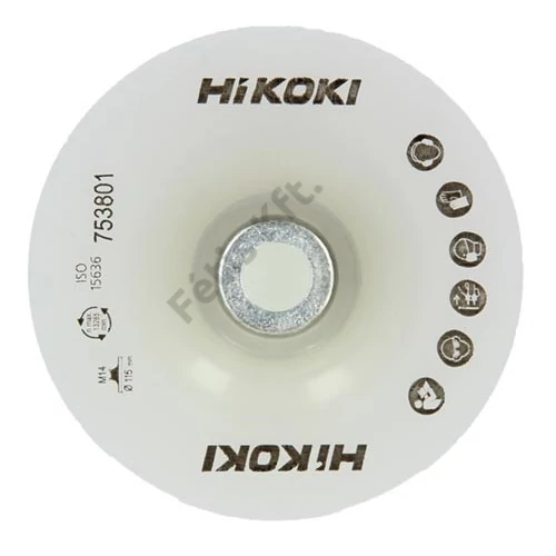 Hikoki gumitányér 115mm M14 /közepes