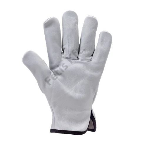 Bőrkesztyű szürke színmarha tenyér és kézhát 11