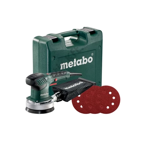 Metabo SXE 3125 Set excentercsiszoló + 25 db csiszolólap, koffer 310W