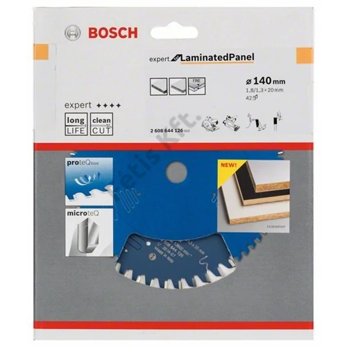 Bosch körfűrészlap 140x20/42 Expert for LaminatedPanel