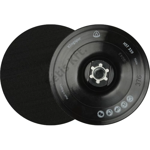 Klingspor tépőzáras gumitányér 115mm P HST 359 M 14