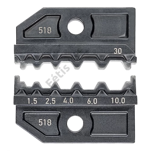 Knipex krimpelő profil 1.5-4.0/6.0/10.0 mm2 szigeteletlen kábelsarukhoz