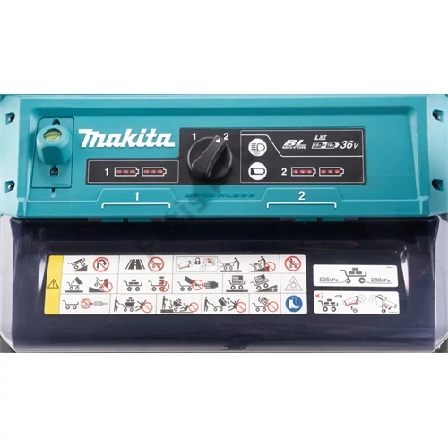 Makita DCU604Z 2x18V LXT Li-Ion BL anyagmozgató (rács) alapgép (akku és töltő nélkül)