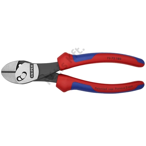 Knipex TwinForce nagy teljesítményű oldalcsípőfogó feketére foszfátozott 180 mm