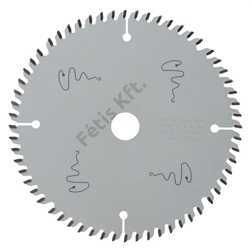 Makita merülő körfűrészlap 165x20mm Z60 MDF(Hi-ATB)