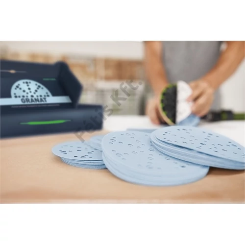 Festool csiszolópapír készlet P60-320 60 részes STF D150/48 GR-Set Granat
