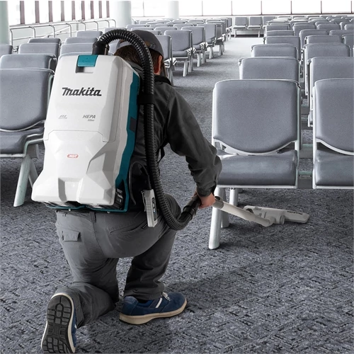 Makita VC011GZ 40Vmax XGT Li-ion BL 195 W, 20 kPa háti porszívó HEPA (akku és töltő nélkül)