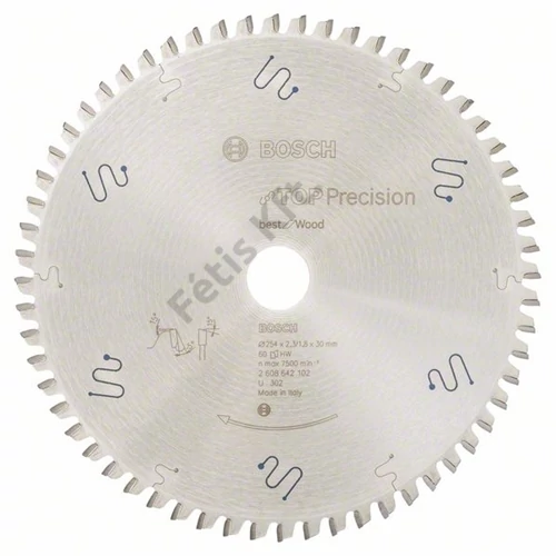 Bosch körfűrészlap 254x30/60 Top Precision Best for Wood
