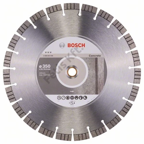Bosch vágókorong, gyémánt 350x3.2x20/25.4 mm beton