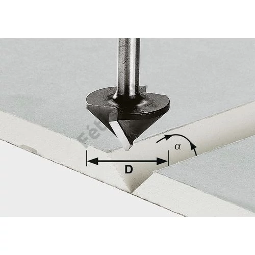 Festool HW gipszkarton-maró, szár 8 mm HW S8 D32/90°