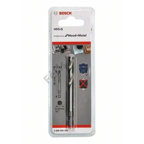 Bosch körkivágó központosító fúrószár HSS-G 7.15x85mm