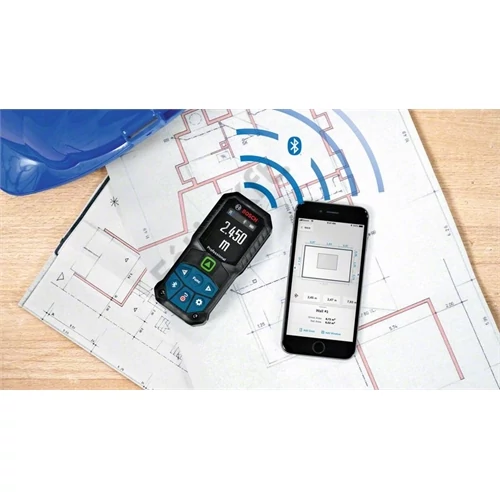 Bosch GLM 50-27 CG lézeres távolságmérő (zöld) +Li-ion adapter