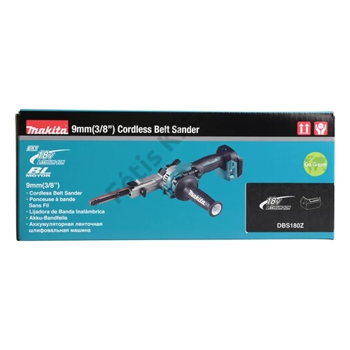 Makita DBS180Z 18V LXT Li-ion BL keskeny szalagcsiszoló 9x533mm alapgép (akku és töltő nélkül)