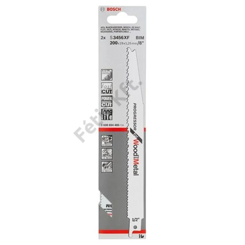 Bosch S 3456 XF Progressor for Wood and Metal szablyafűrészlap