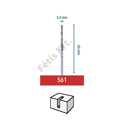 Dremel Spirális marófejek, többcélú (561)