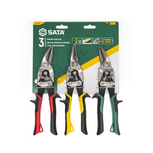 SATA lemezvágó olló készlet 250mm 3 részes