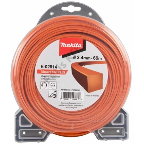 Makita damil szögletes squareTRIM PLUS 2.4mm x 69m