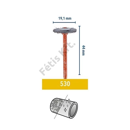 Dremel Rozsdamentes acél kefe 19 mm (530)