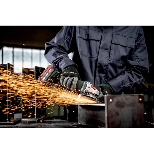 Metabo W 18 LT BL 11-125 akkus sarokcsiszoló alapgép (akku és töltő nélkül), metaBOX