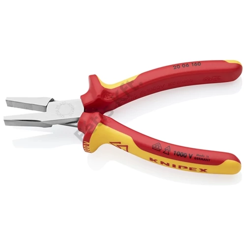 Knipex Laposfogó krómozott VDE 160 mm
