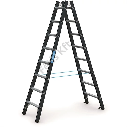 Zarges Nagy teherbírású állólétra 2.37m 2x8 Megastep B