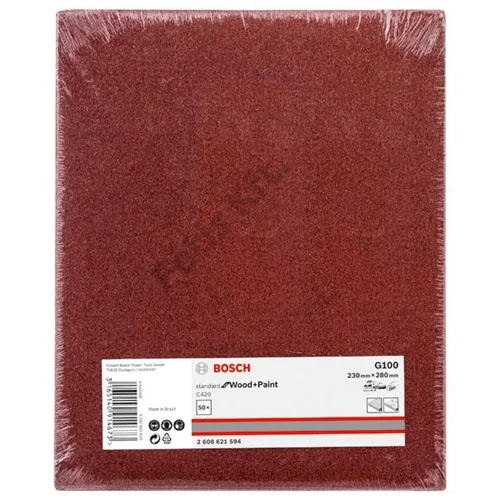 Bosch C420 SfWP csiszolópapír, 230X280 mm, 100-as szemcseméret