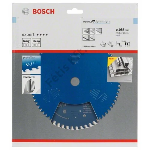 Bosch körfűrészlap 165x20/52 Expert for Aluminium