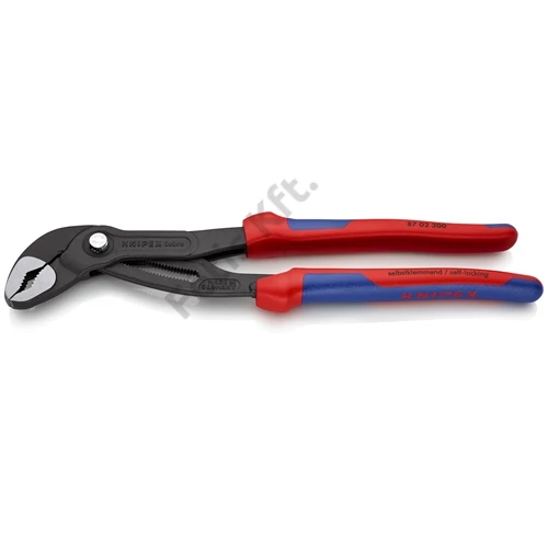 Knipex Cobra® Hightech vízpumpafogó szürkére foszfátozott 300 mm