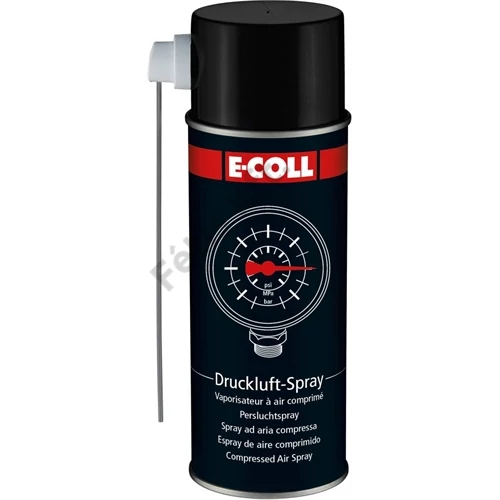 E-Coll BLACK Line sűrített levegő spray 400ml