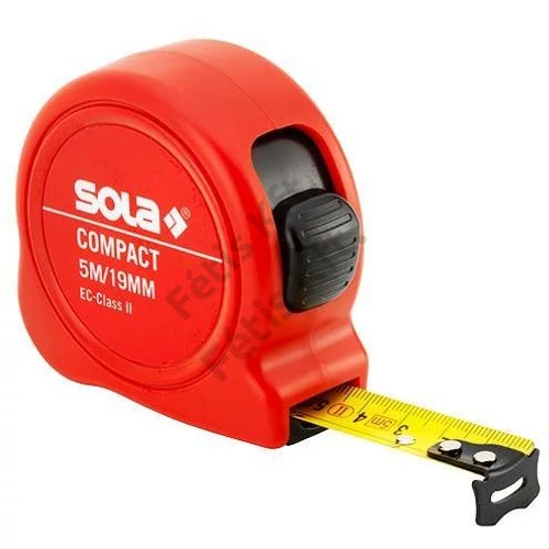 Sola Compact CO 3 ME mérőszalag (16 mm), mm/hüvelyk skálával EK-osztály 2 (r)